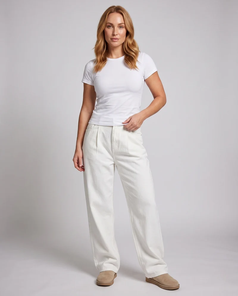 Unisex Weite Baumwollhose Nord Taschen