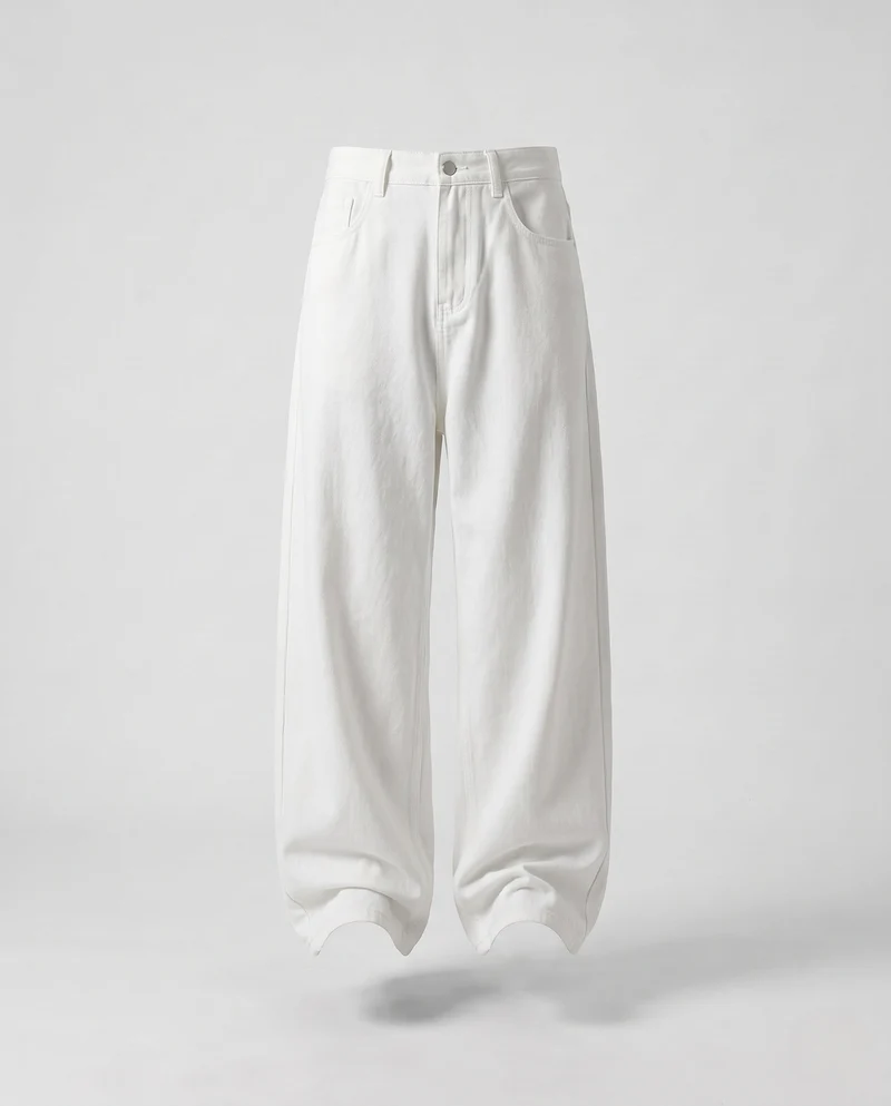 Unisex Weite Baumwollhose Nord Taschen