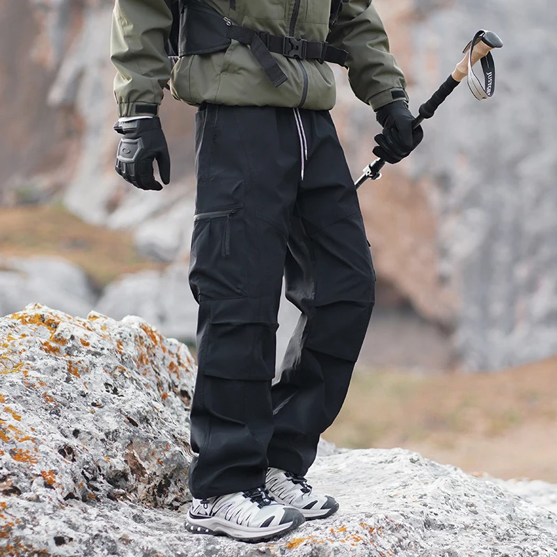 Herren Robuste wasserabweisende Trekkinghose mit Cargo-Taschen Nord Taschen