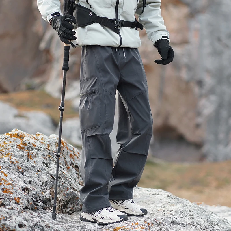 Herren Robuste wasserabweisende Trekkinghose mit Cargo-Taschen Nord Taschen