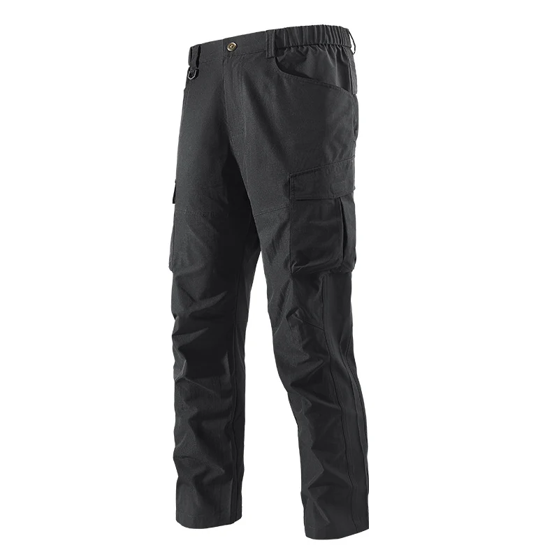 Herren Robust-konstruktive Cargo-Trekkinghose mit elastischem Bund und Mehrfach-Taschen Nord Taschen