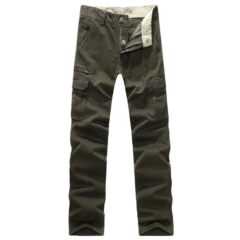 Herren Robust-elastische Canvas-Cargohose mit verstärkten Kniepartien und Multifach-Taschen Nord Taschen