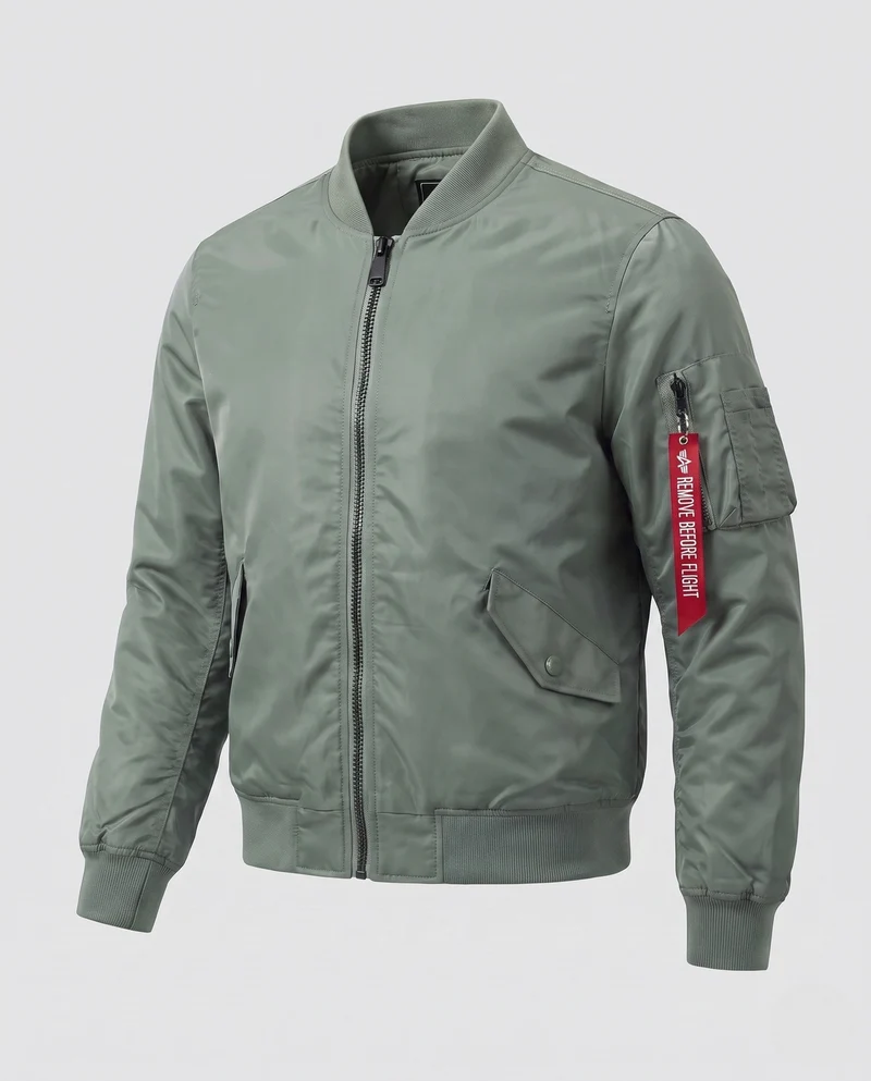 Herren gepolsterte Flieger Bomber mit gesteppter Thermo-Auskleidung Nord Taschen