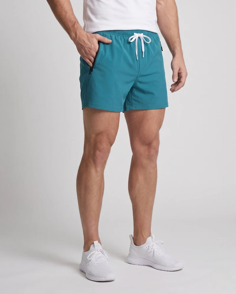 Herren nan wasserabweisende Badeshorts mit elastischem Bund und Reißverschlusstaschen Arvani