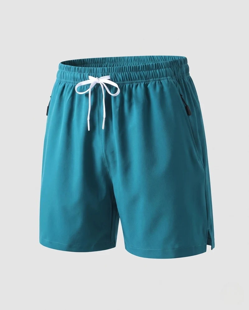 Herren nan wasserabweisende Badeshorts mit elastischem Bund und Reißverschlusstaschen Arvani