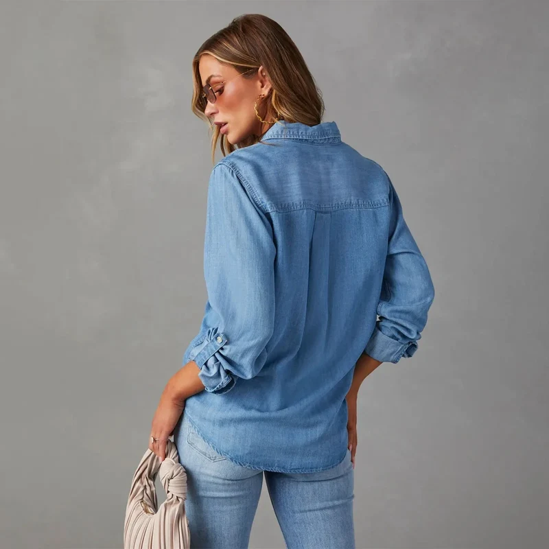 Leichte Denim Hemden - Arvani