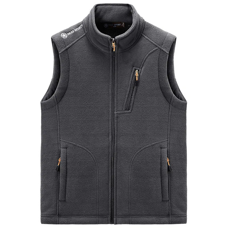 Herren Fleece-Thermoweste mit Organizer-Brusttasche und windhemmender Struktur Nord Taschen