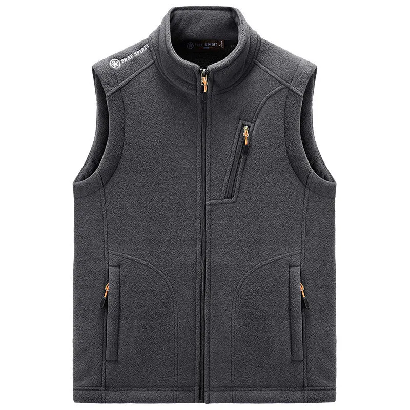 Herren Fleece-Thermoweste mit Organizer-Brusttasche und windhemmender Struktur Nord Taschen
