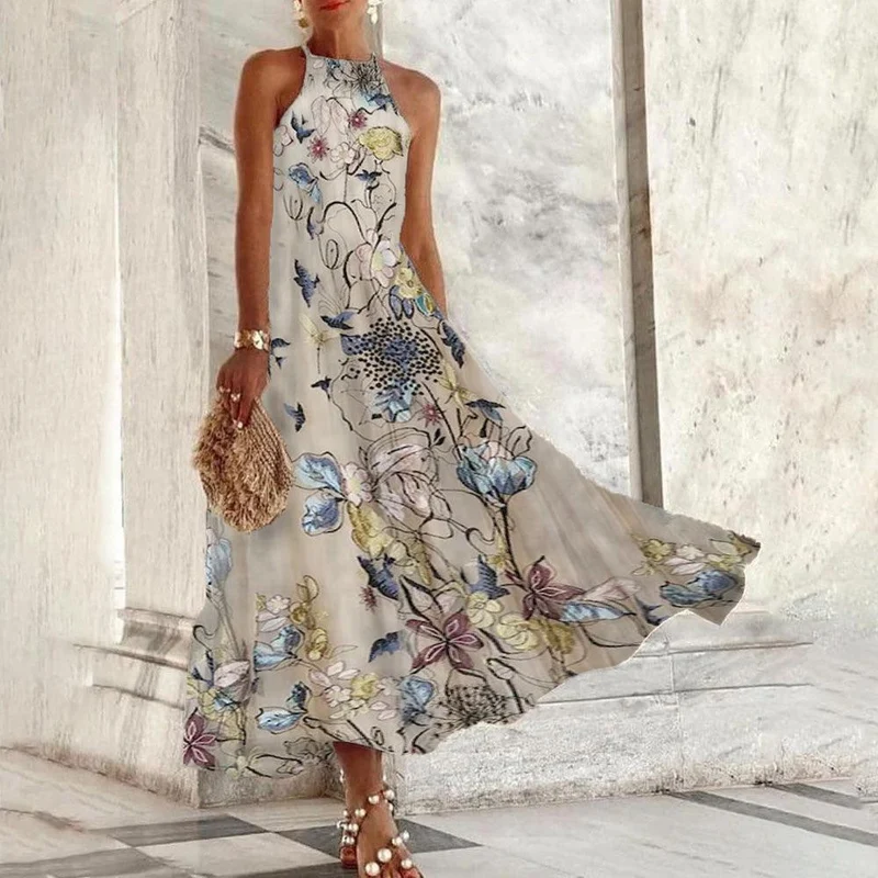 Nord Taschen | Ärmelloses Maxikleid mit Halter