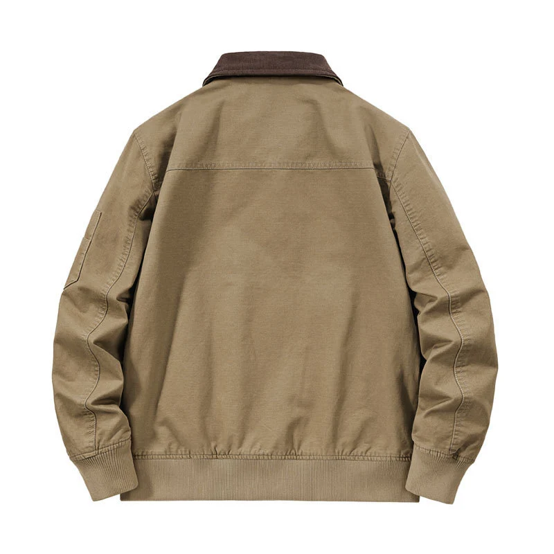Herren Cordkragen-Fieldjacke Nord Taschen