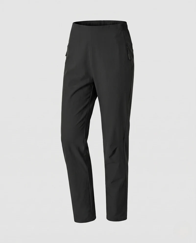 Damen Stretch Trekkinghose mit elastischem Bund und Reißverschlusstaschen Nord Taschen