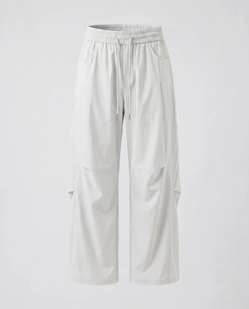 Damen lockere Cargo Freizeit-Hosen mit elastischem Bund und tiefen Klappentaschen Nord Taschen
