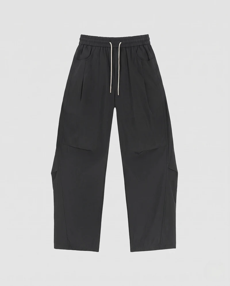 Damen lockere Cargo Freizeit-Hosen mit elastischem Bund und tiefen Klappentaschen Nord Taschen