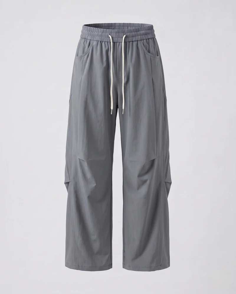 Damen lockere Cargo Freizeit-Hosen mit elastischem Bund und tiefen Klappentaschen Nord Taschen