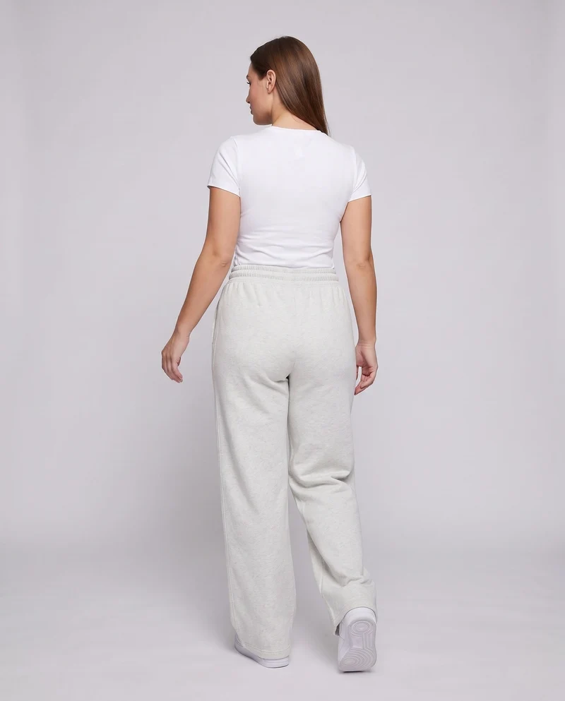 Frauenweite Lounge-Hosen mit hoher Taille, elastischem Bund und Kordelzug Nord Taschen