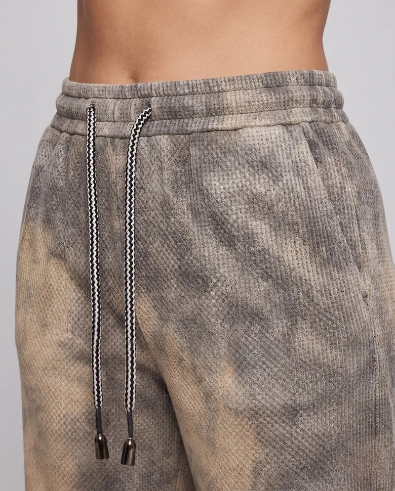 Damen Weite Plüsch-Fleece-Loungehosen mit Elastischem Bund und Patten-Tasche Nord Taschen
