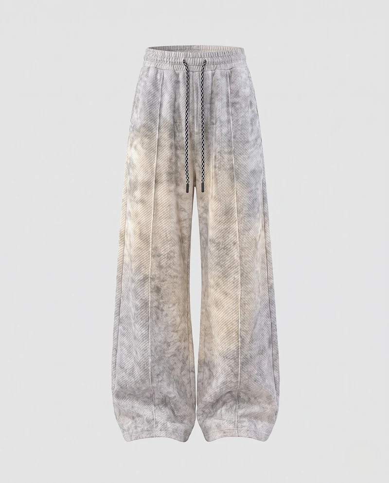 Damen Weite Plüsch-Fleece-Loungehosen mit Elastischem Bund und Patten-Tasche Nord Taschen