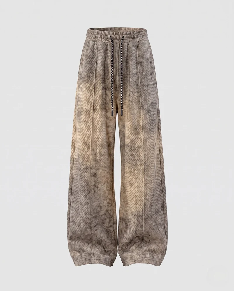 Damen Weite Plüsch-Fleece-Loungehosen mit Elastischem Bund und Patten-Tasche Nord Taschen