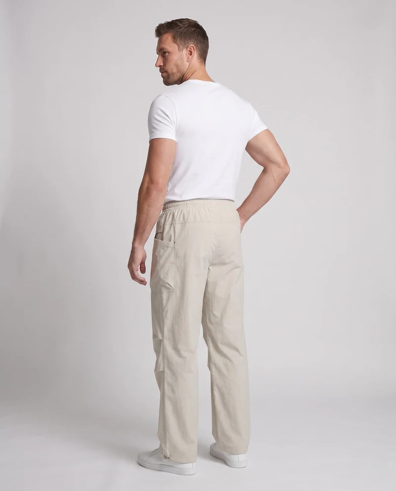 Herren Baggy-Tech-Cargo-Hosen mit elastischem Kordelzugbund, übergroßen Taschen & verstellbarem Saum Nord Taschen