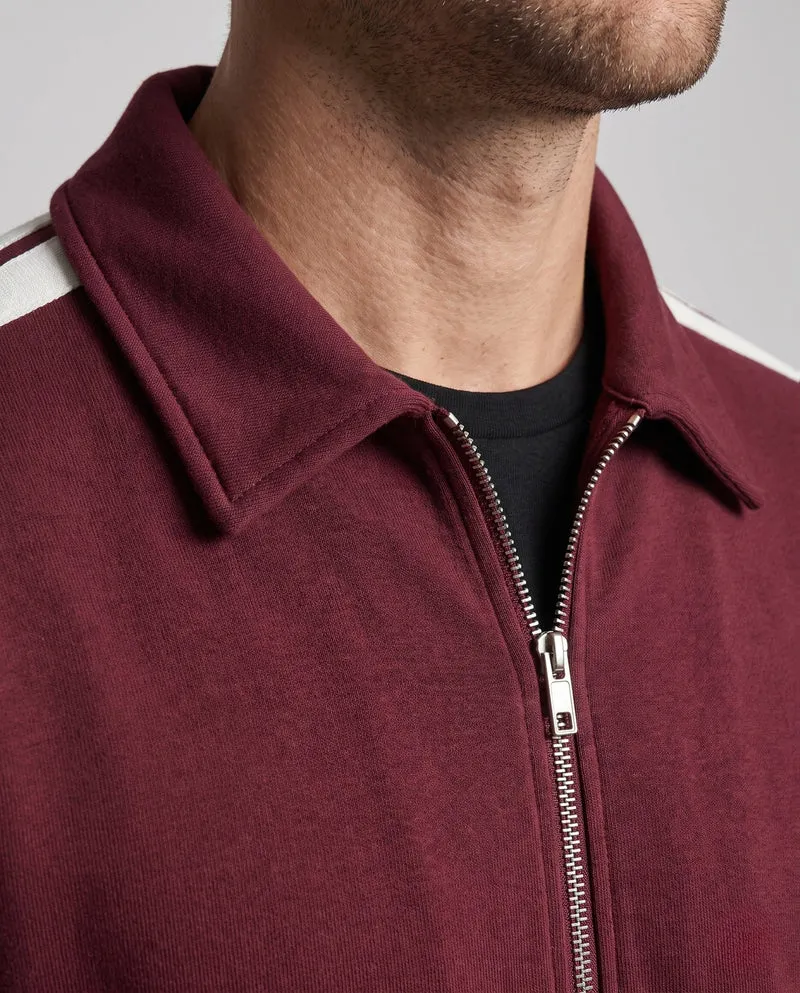 Herren Bomberjacke im Oversized-Look mit Hemdkragen, Schulterstreifen & elastischem Saum Nord Taschen