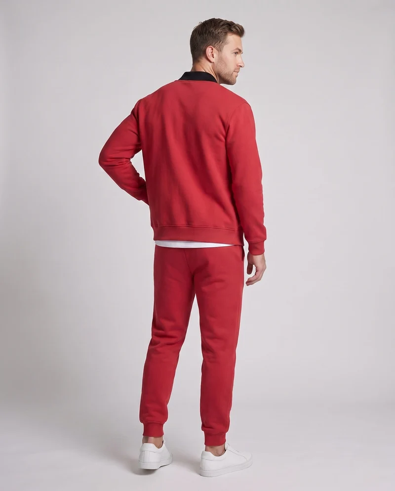 Herren Reisekit Bomberjacke mit entspannten Jogginghosen aus strukturiertem Fleece Nord Taschen