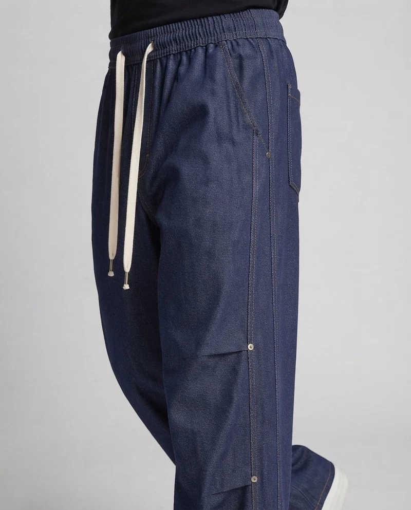Herren Extra Weite Baggy Cargo Jogginghose Nord Taschen