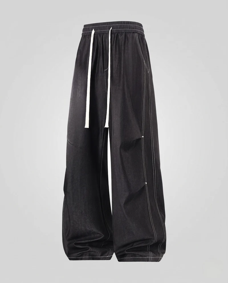 Herren Extra Weite Baggy Cargo Jogginghose Nord Taschen