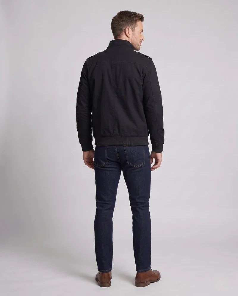 Herren Field Overshirt Jacke im Utility-Stil mit Reißverschluss, mehreren Taschen & gerippten Abschlüssen Nord Taschen