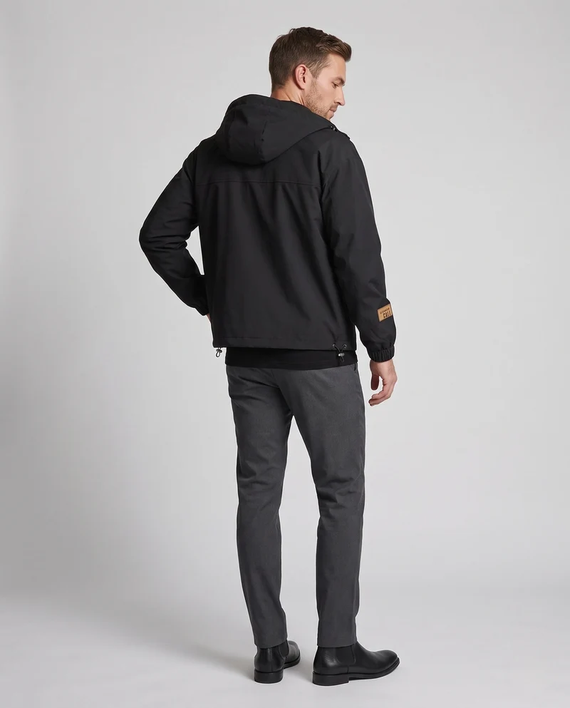 Männer Funktionale Kapuzen-Feldjacke Nord Taschen