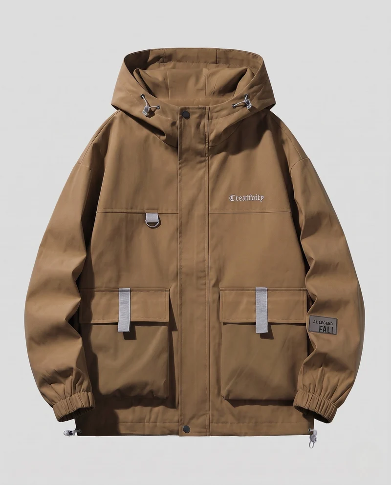 Männer Funktionale Kapuzen-Feldjacke Nord Taschen