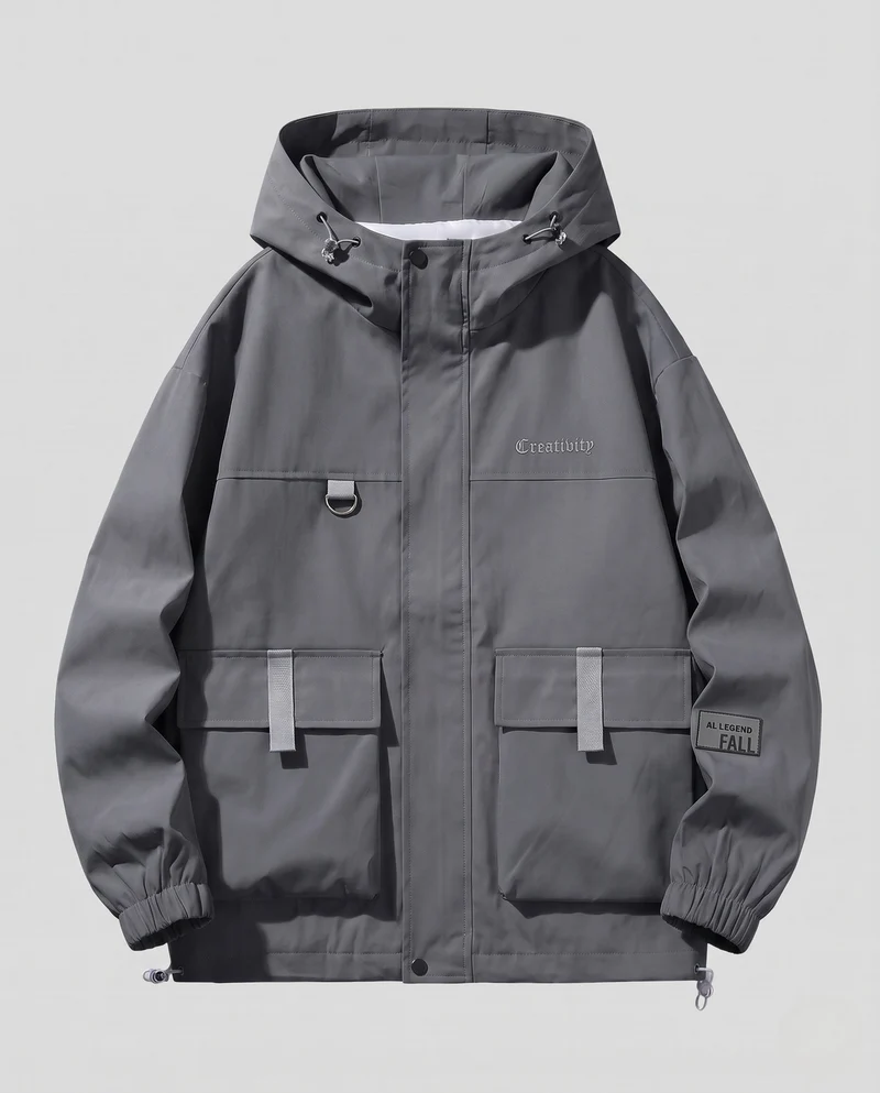Männer Funktionale Kapuzen-Feldjacke Nord Taschen