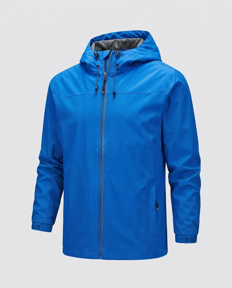 Herren Wasserabweisende Kapuzen Softshelljacke mit Verstellbaren Bündchen und Versteckten Reißverschlusstaschen Nord Taschen