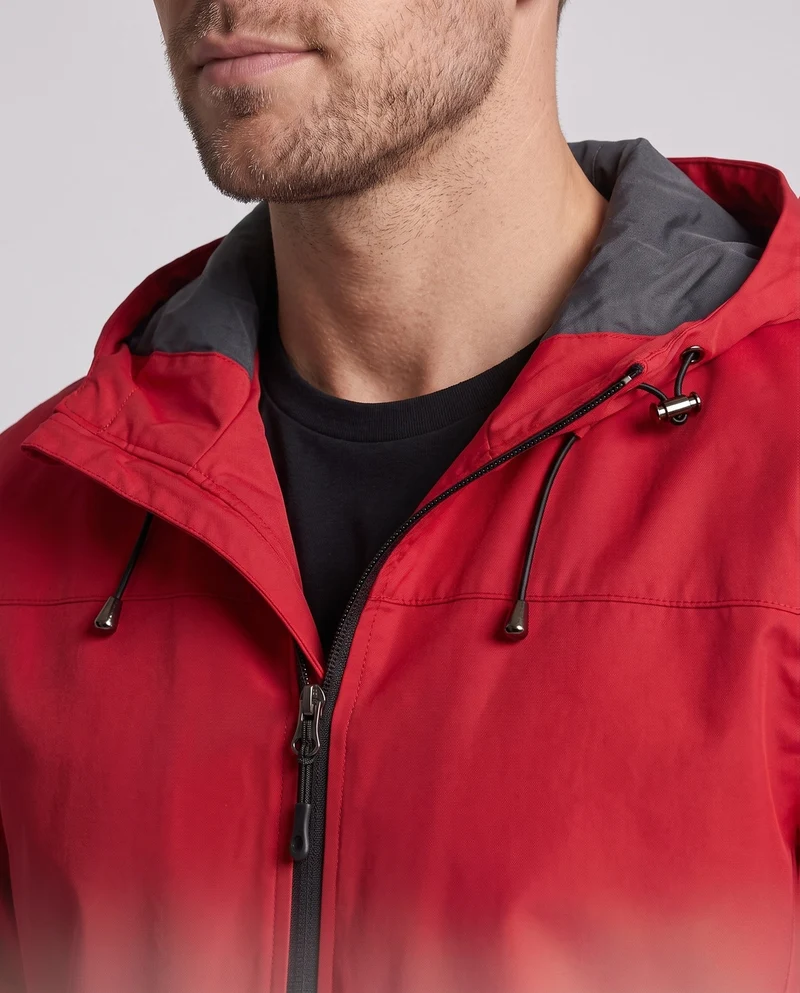 Leichte, wasserabweisende Kapuzen-Softshell-Jacke für Herren mit verstellbaren Bündchen und Reißverschlusstaschen Nord Taschen