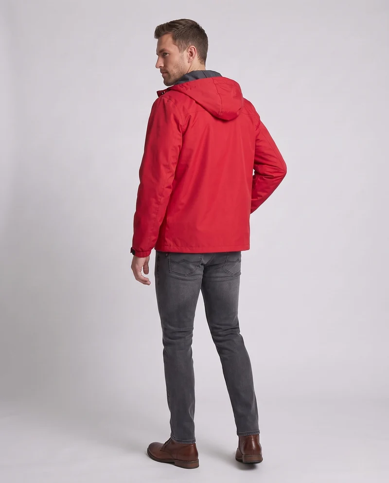 Leichte, wasserabweisende Kapuzen-Softshell-Jacke für Herren mit verstellbaren Bündchen und Reißverschlusstaschen Nord Taschen