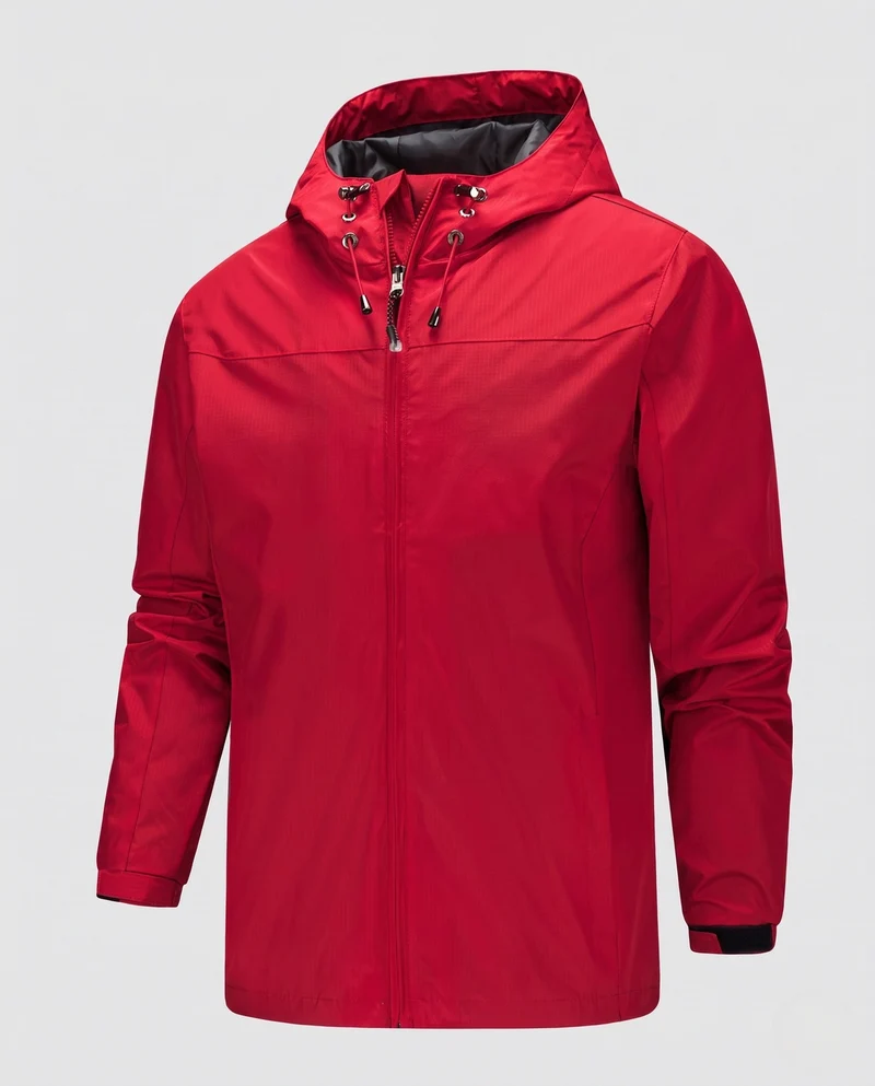 Leichte, wasserabweisende Kapuzen-Softshell-Jacke für Herren mit verstellbaren Bündchen und Reißverschlusstaschen Nord Taschen