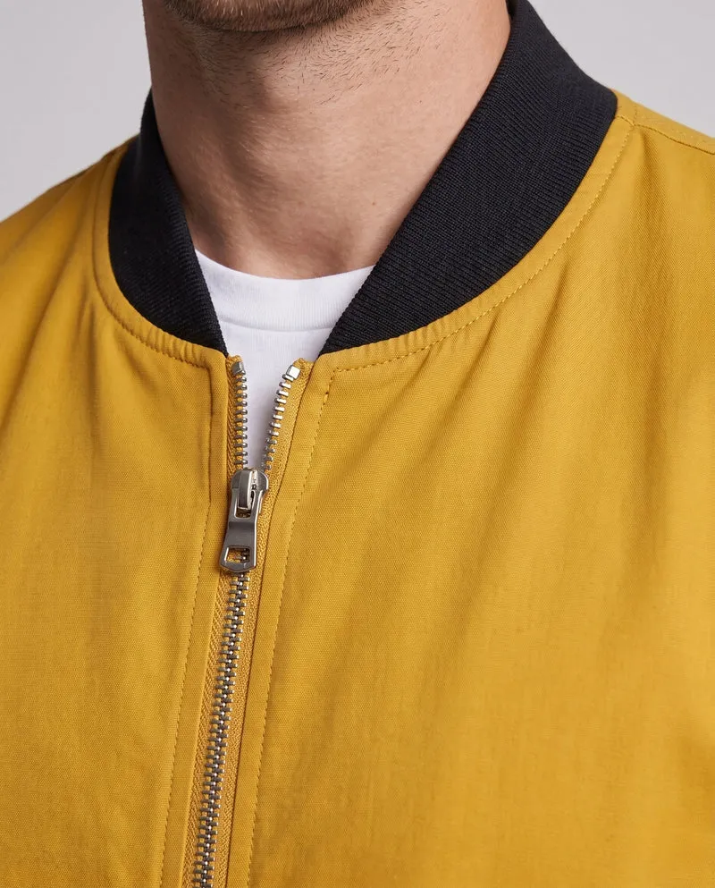Herren Leichtgewicht Bomber Sweatshirt mit vollem Reißverschluss und seitlichen Taschen Nord Taschen