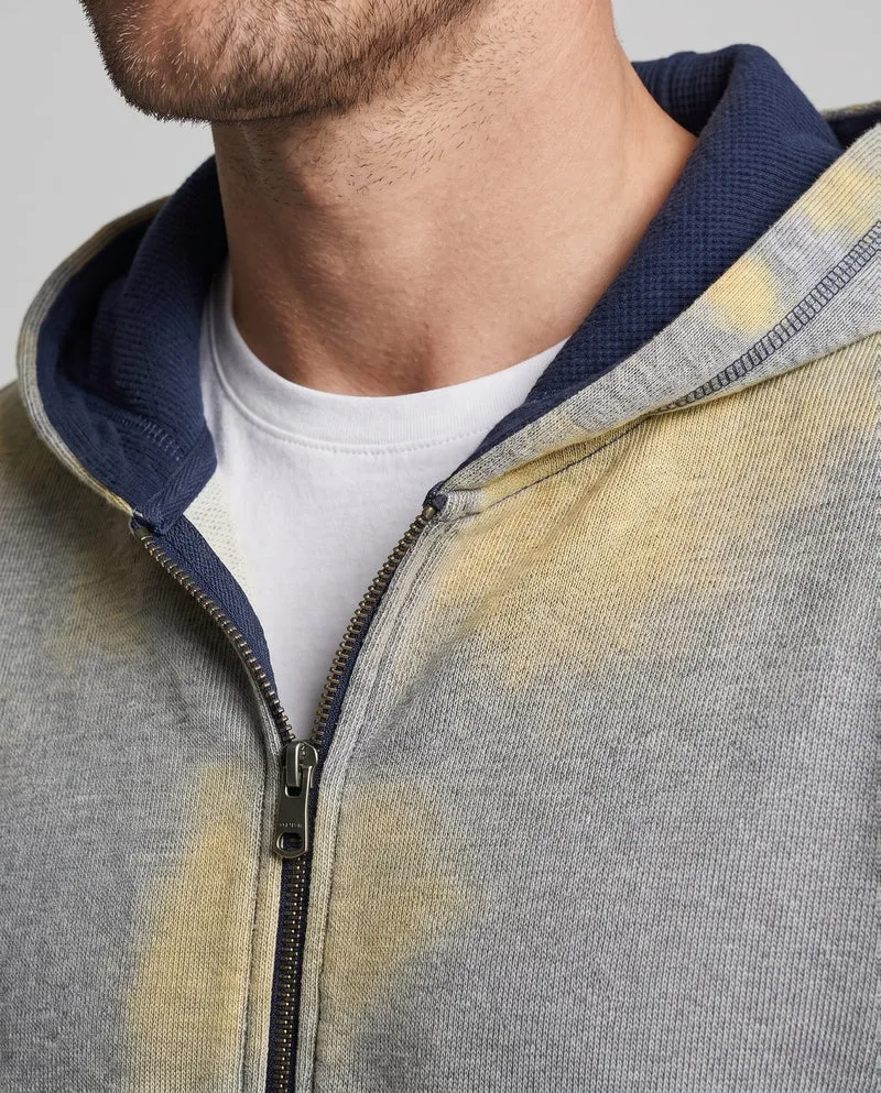 Herren Oversize Wildleder-Look Kapuzen-Bomberjacke mit Vollreißverschluss und seitlichen Taschen Nord Taschen