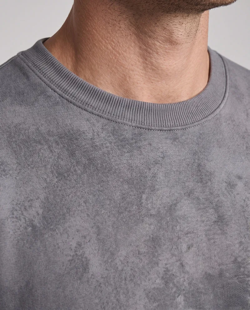 Herren Oversize Sweatshirt mit Thermofleece-Innenfutter und Rundhalsausschnitt Nord Taschen
