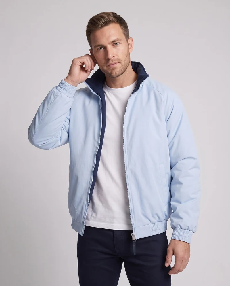 Männer oversized Übergangs-Bomberjacke mit integrierter Kapuzenfutter Nord Taschen