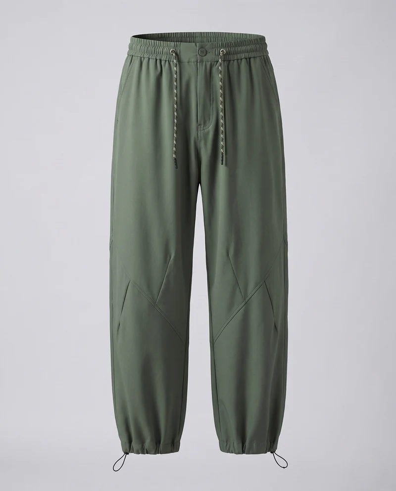 Herren lockere Utility Jogginghose im Tech Look Nord Taschen