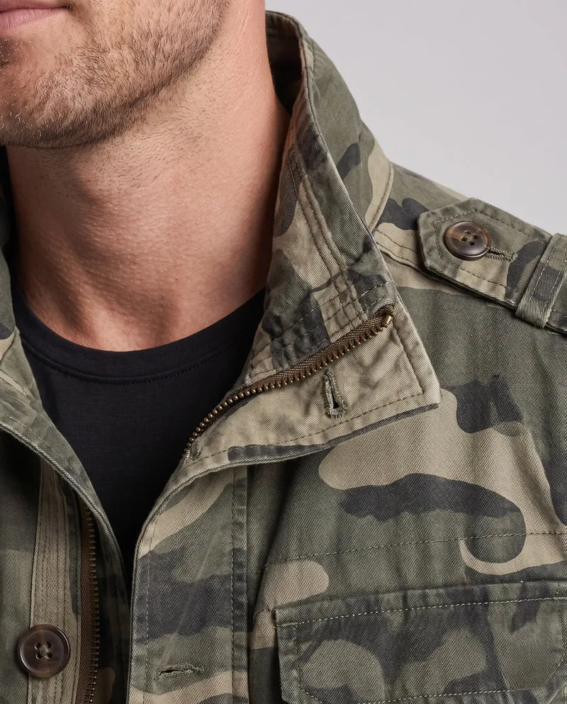 Herren Utility Parka mit Kapuze, gesteppte Fütterung und mehreren Taschen Nord Taschen
