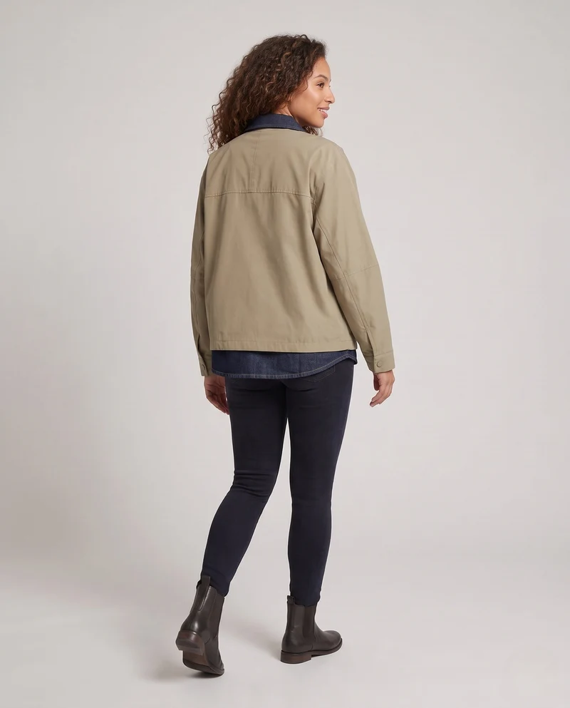 Damen Übergangsjacke mit großen Taschen Nord Taschen