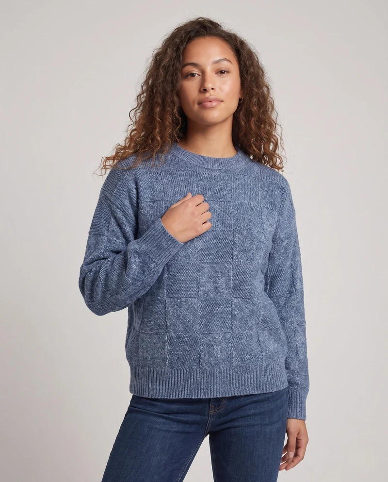 Damen Stylischer Strickpullover Nord Taschen