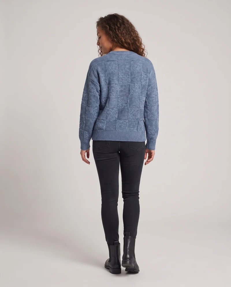 Damen Stylischer Strickpullover Nord Taschen