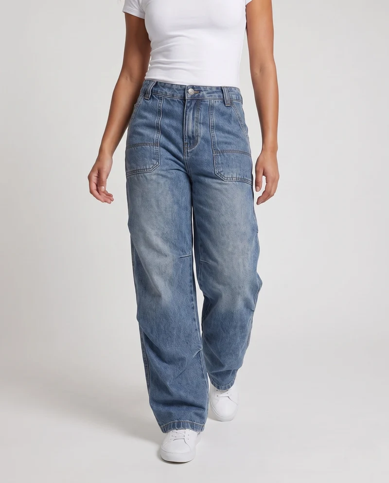 Damenmode Lockere Jeans Nord Taschen