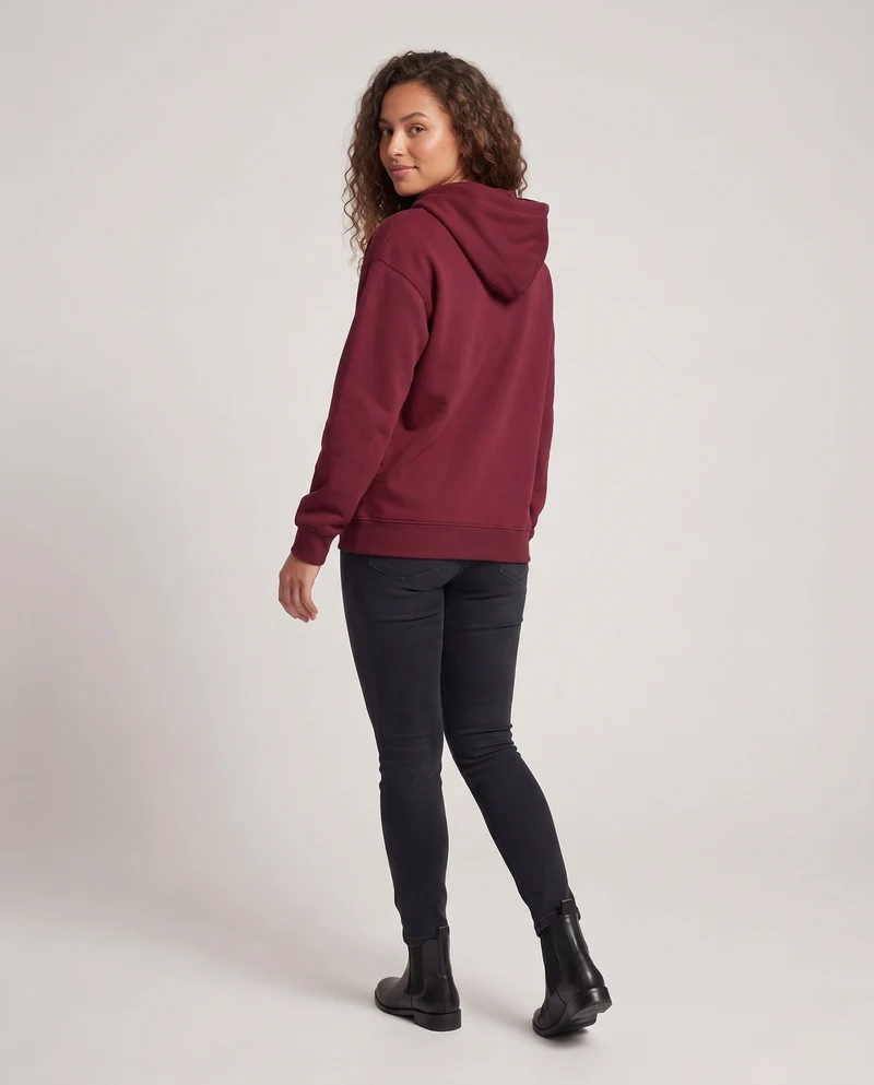 Damen Plus Size Hoodie Nord Taschen