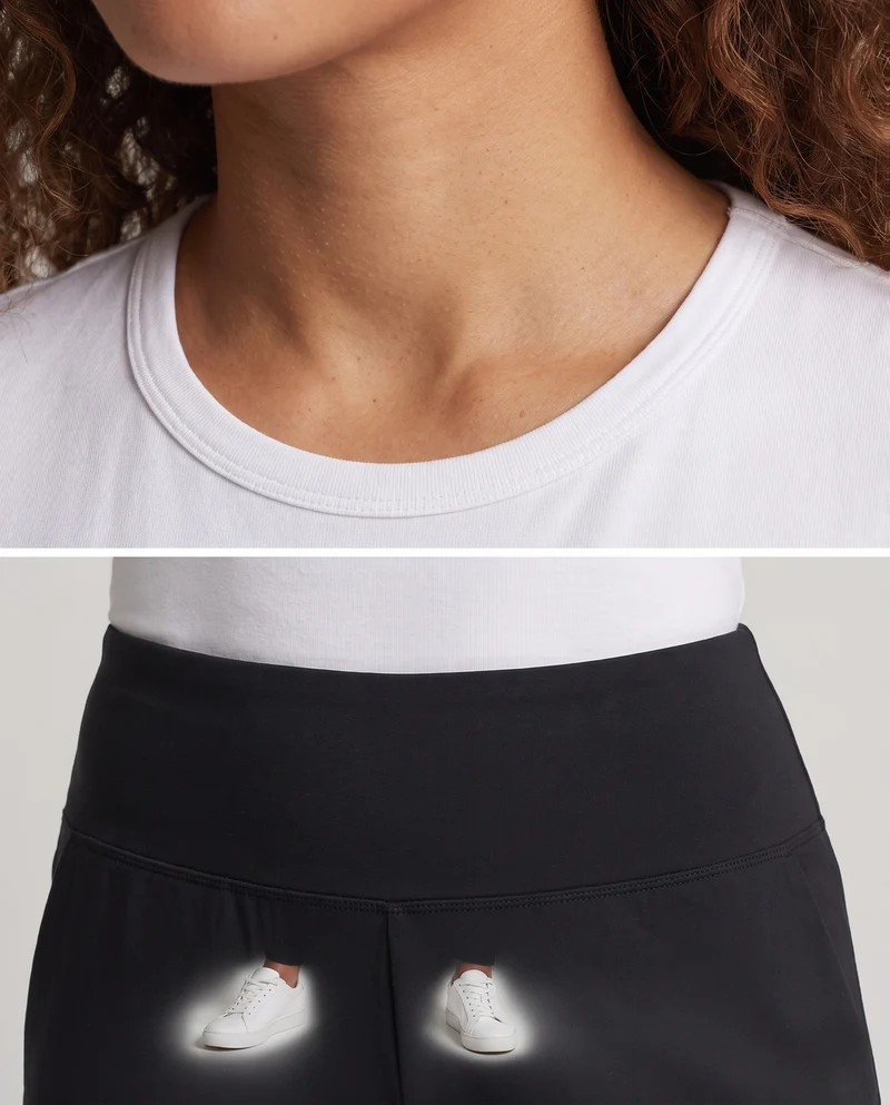 Frauen Bequeme Lockere Passform Jogginghose Nord Taschen