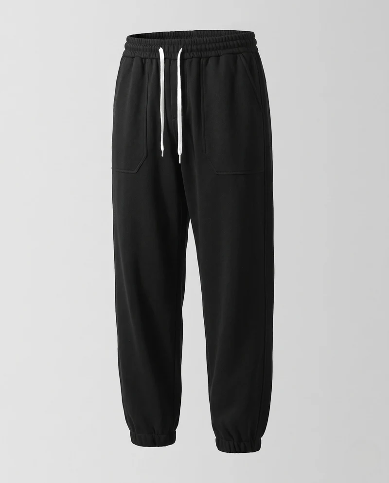 Herren Jogginghose mit bequemem Bund, Kordelzug & elastischen Beinabschlüssen Nord Taschen