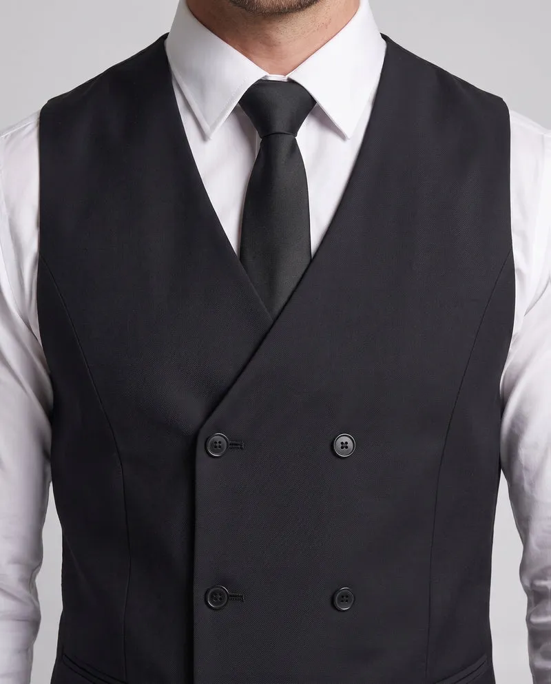 Herren Elegante Doppelreiher-Anzugweste Nord Taschen 1787717955