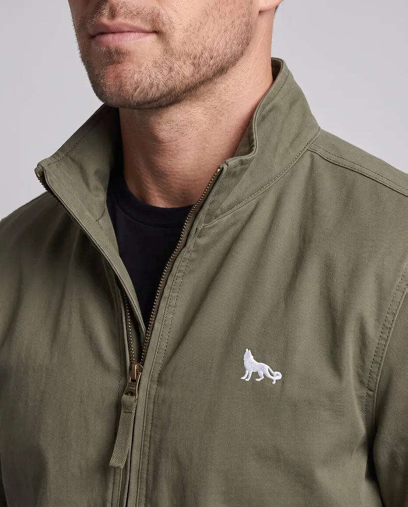 Herren Übergangsjacke mit Stehkragen und verdecktem Reißverschluss Nord Taschen